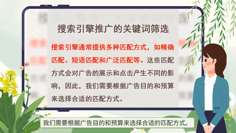 選擇關鍵詞匹配方式